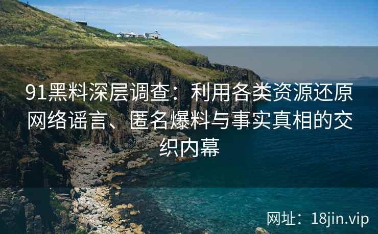 91黑料深层调查：利用各类资源还原网络谣言、匿名爆料与事实真相的交织内幕